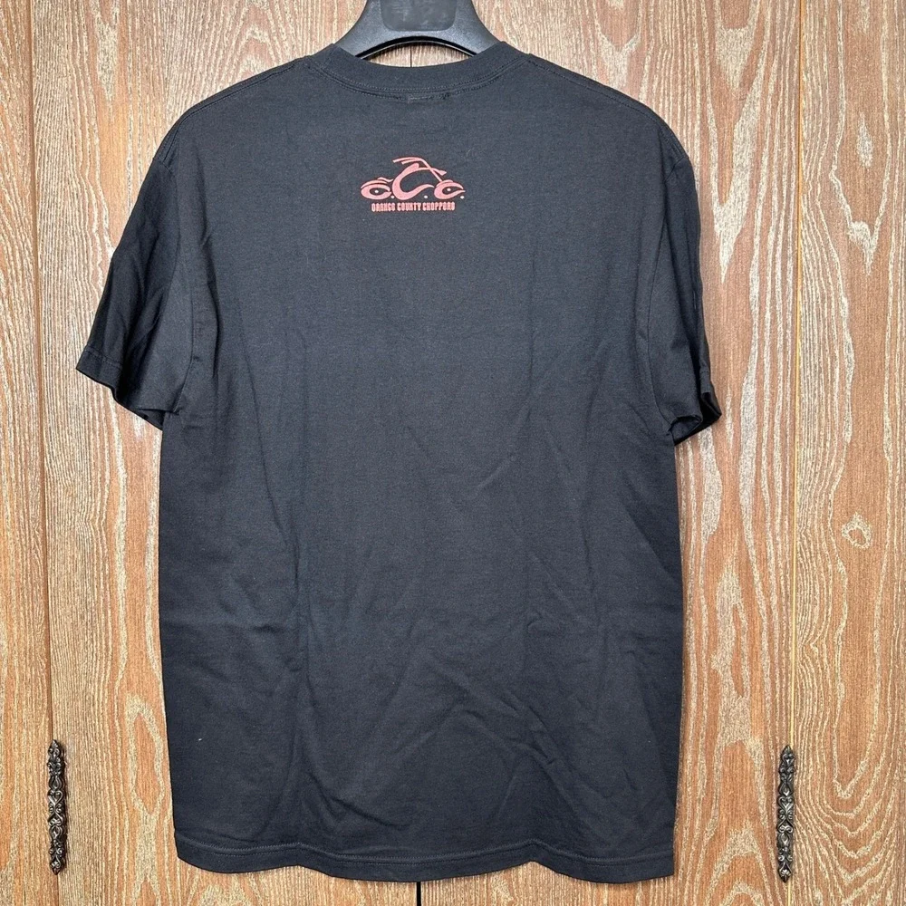 Orange County Choppers ODM‎ Biker Graphic Shirt Black Lg Short Sleeve Streetwear